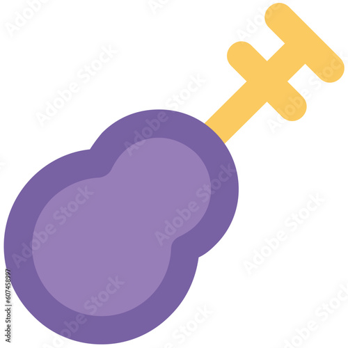 Guitar Flat Vector Icon

