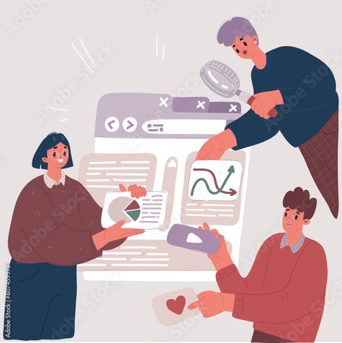Hands of people businessmen, make money transfers between themselves, using a card. Online transfer concept with hand holding smartphone and press send button, template, web, poster, banner, mobile