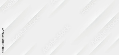 Grey white abstract background paper shine and layer element vector for presentation design. Modern simple texture graphic element. Smooth and clean subtle vector illustration