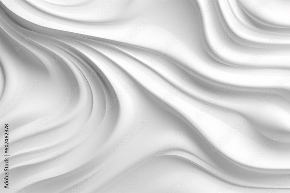 White stripe waves pattern futuristic background. 3d render illustration White stripe waves pattern futuristic background. 3d render illustration