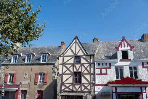 Charming town in Britany, F...