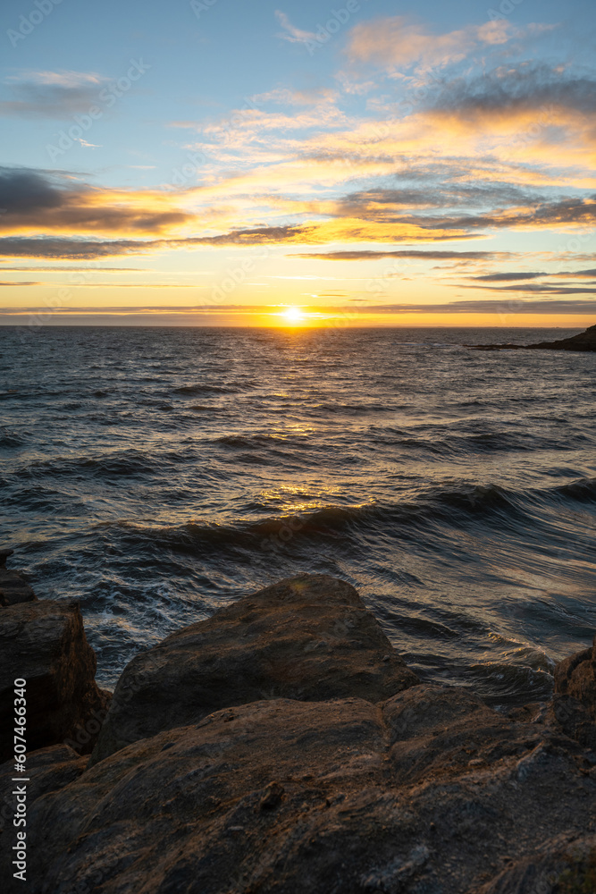 sunset at the beach