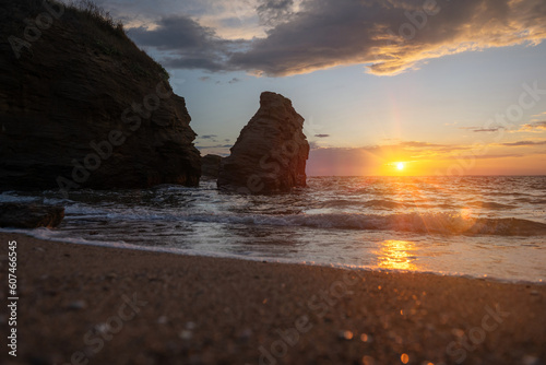 sunset at the beach