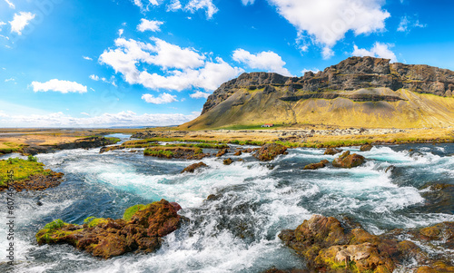 Breathtaking view of Fossalar, one of the gems of Skaftarhreppur.