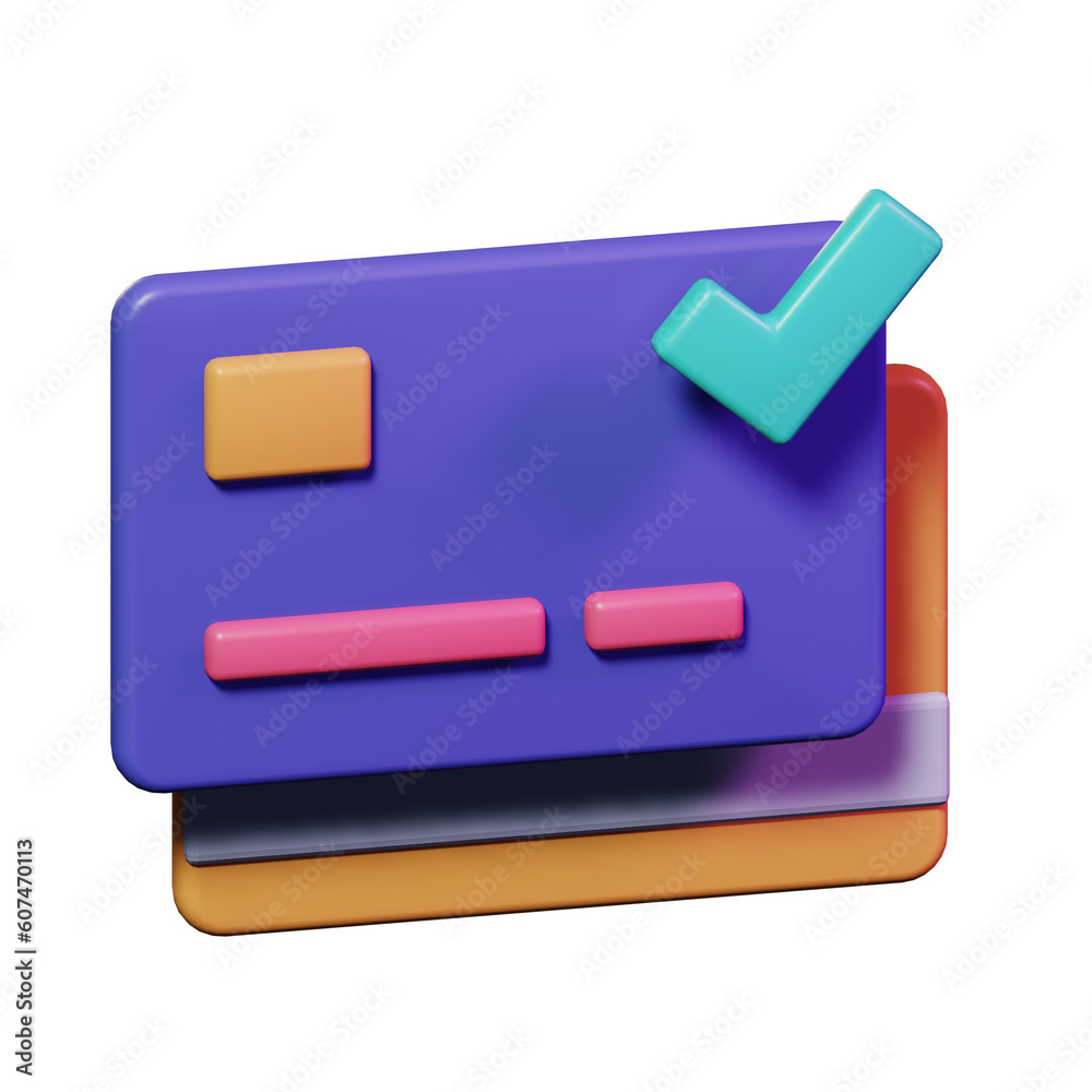 credit card online payment available 3d icon illustration design credit card online payment available 3d icon illustration design