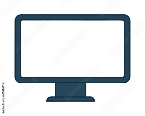 Modern flat screen computer monitor