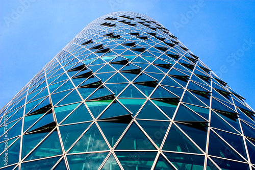 Büroturm Westhafen Tower am ehemaligen Westhafen in Frankfurt am Main