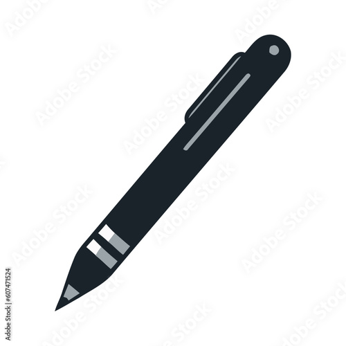 ballpoint pen creates simple shapes