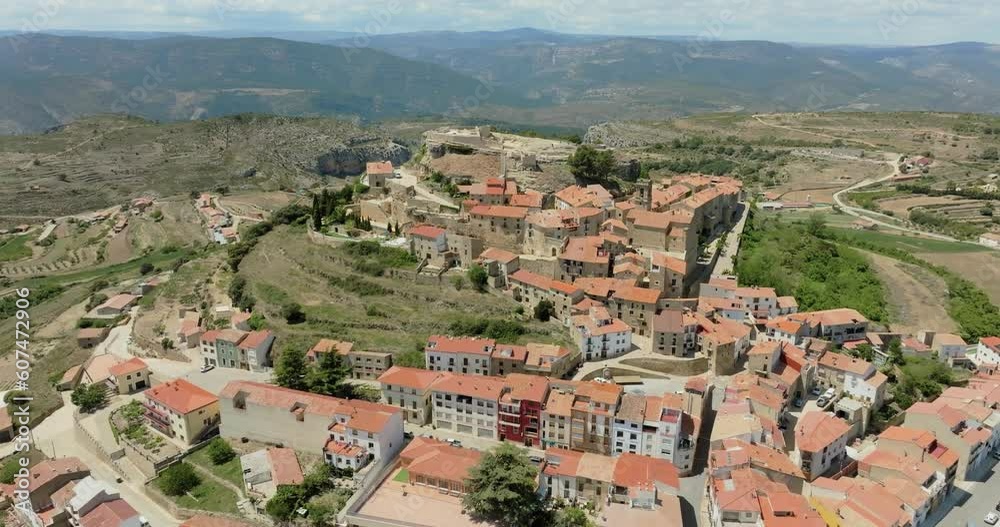 The town of Culla in Castellon Valencia The town of Culla in Castellon Valencia