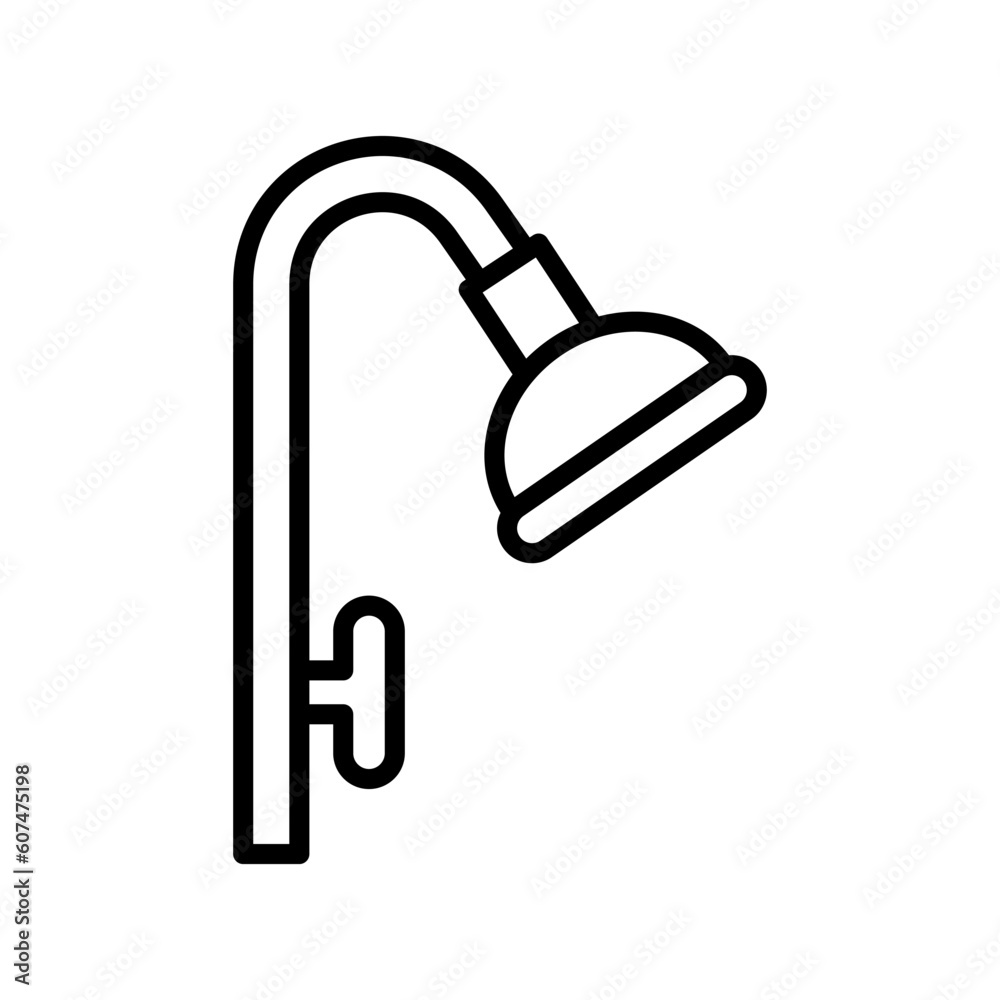 Shower head icon vector on trendy design Shower head icon vector on trendy design