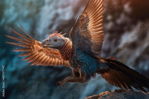 Archaeopteryx Soaring High in the Sky © Arthur