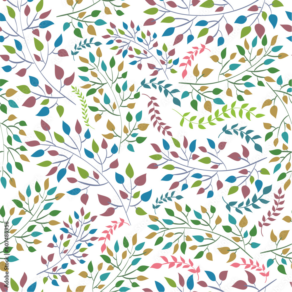 Leaf Seamless Pattern Leaf Seamless Pattern