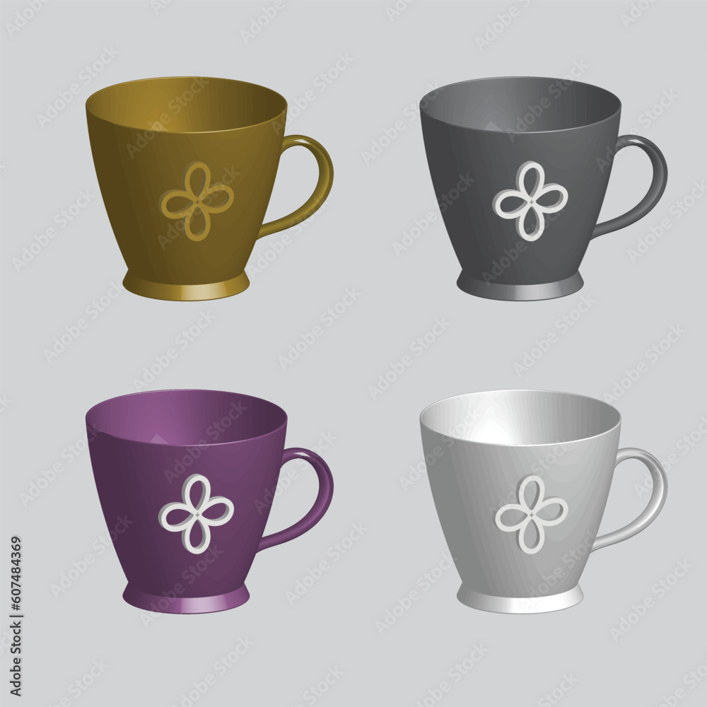 3d realistic vector isolated white cups of coffee, cappuccino, americano, espresso, mocha, latte, cocoa, blank white cup suitable for placing logo or text 3d realistic vector isolated white cups of coffee, cappuccino, americano, espresso, mocha, latte, cocoa, blank white cup suitable for placing logo or text