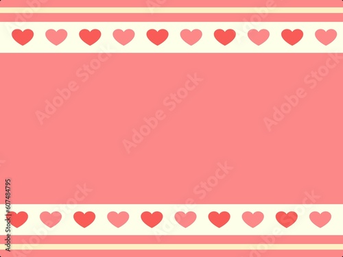 valentines background with hearts