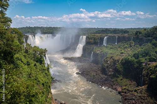 The Iguazu Falls an adrenaline-seekers paradise provide thrilling activities like zip-lining and waterfall rappelling