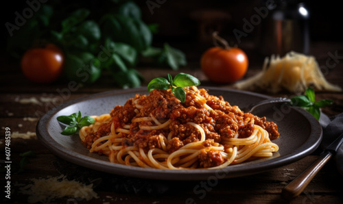 Spaghetti bolognese, AI, Generative AI, Generative