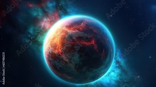 planet in space © Nikola