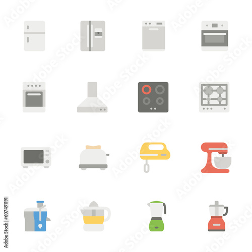 icons set household