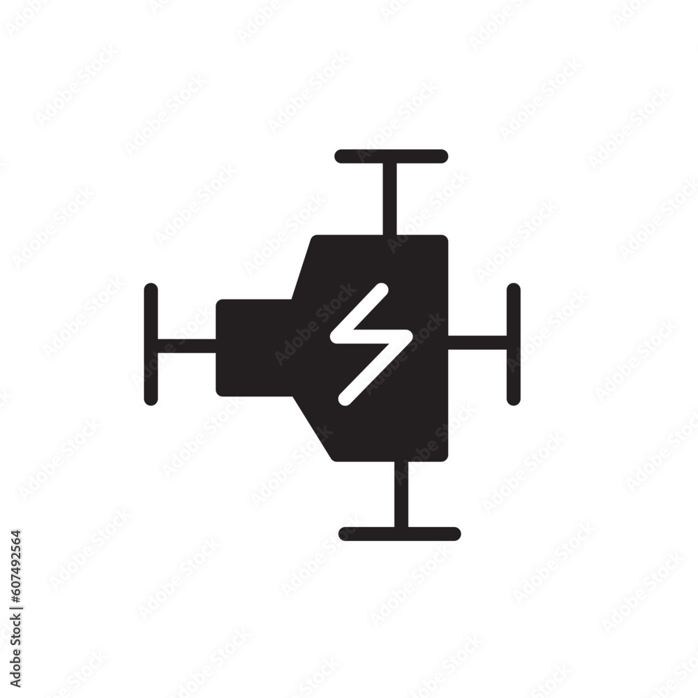Factory Industrial Production Solid Icon Factory Industrial Production Solid Icon