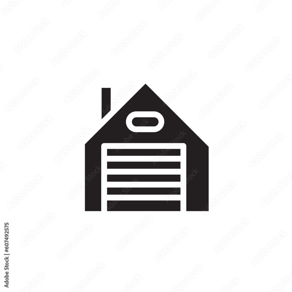 Factory Industrial Production Solid Icon Factory Industrial Production Solid Icon