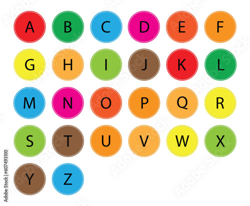 english capital letters  children s alphabet  hand written alphabet  lowercase English letters  Colorful stylized kids alphabet design