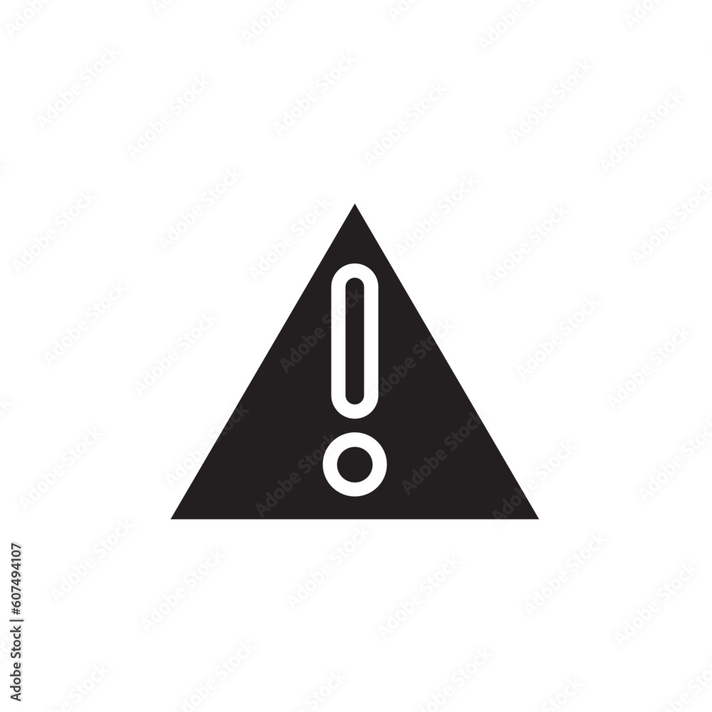 Caution Danger Sign Solid Icon Caution Danger Sign Solid Icon