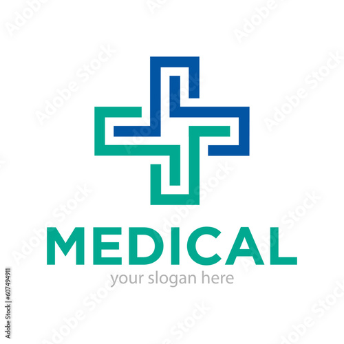 Medical Logo Design Illustration