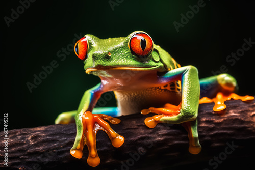 Agalychnis callidryas red-eyed frog.