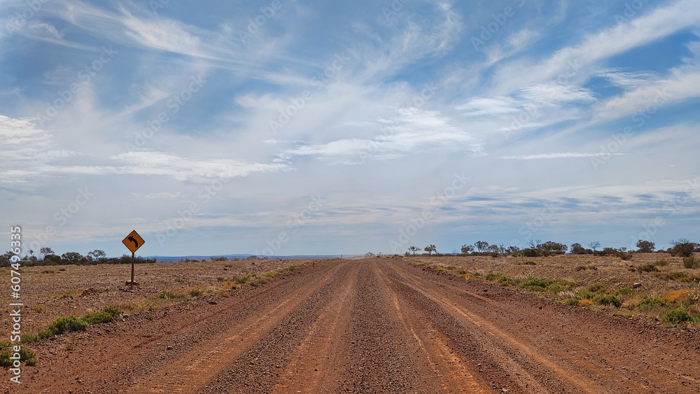 Obraz premium Along the Oodnadatta track in South Australia