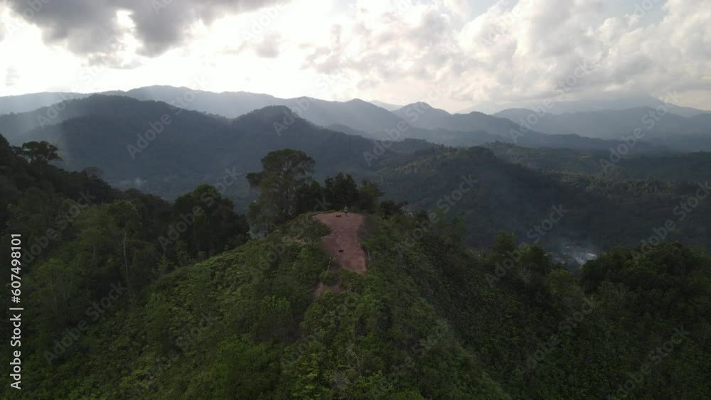 The aerial view of Sungai Lembing in Malaysia The aerial view of Sungai Lembing in Malaysia