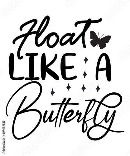 Фотография Float Like A Butterfly SVG Cut File