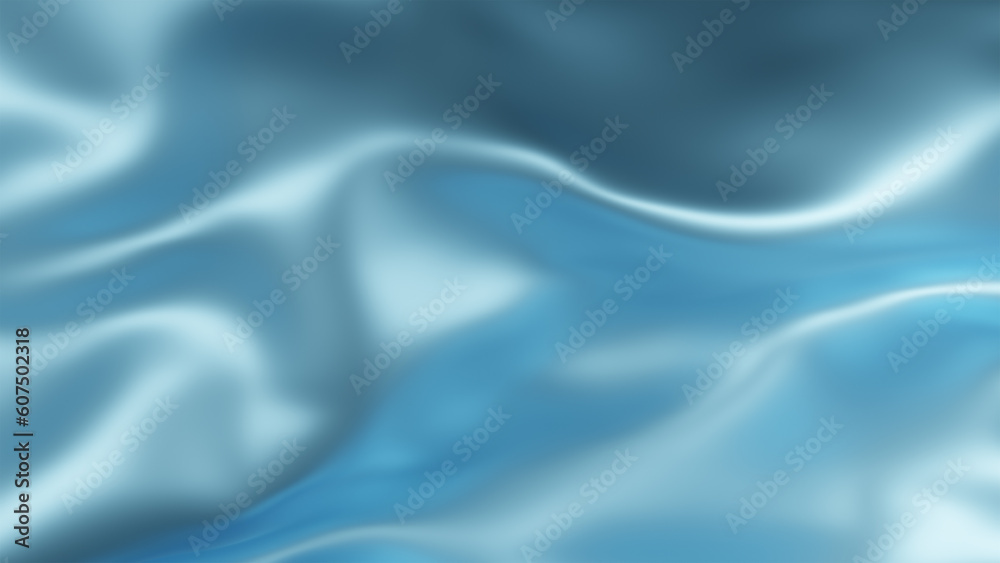 Obraz premium Elegant light blue green, luxury fabric background with copy space