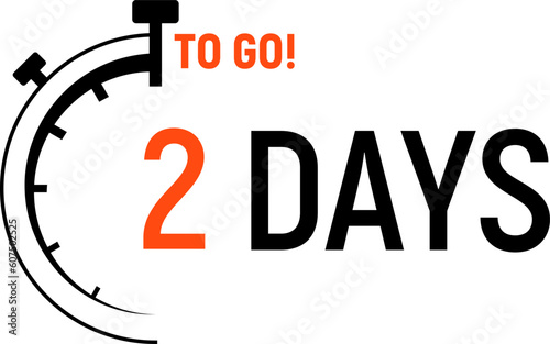 Countdown days left banner. Count time sale. Days to go. Vector illustration.
