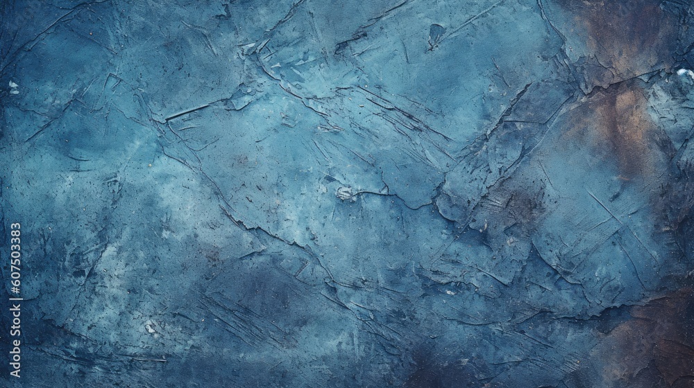 Dark Blue-Toned Plaster Texture Background Dark Blue-Toned Plaster Texture Background