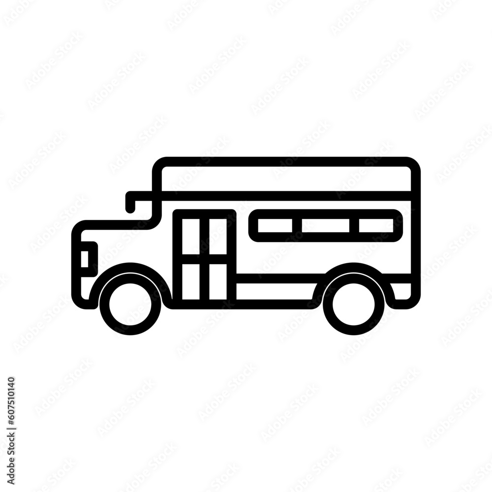 school bus sign symbol vector school bus sign symbol vector