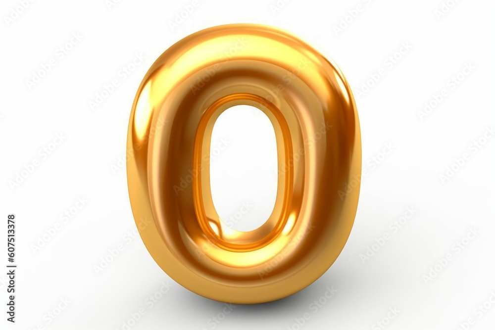 Abstract number 0 zero on a light background. AI generated, human enhanced Abstract number 0 zero on a light background. AI generated, human enhanced