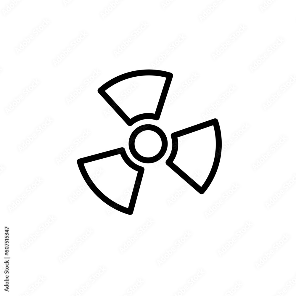 science radiation sign symbol vector science radiation sign symbol vector