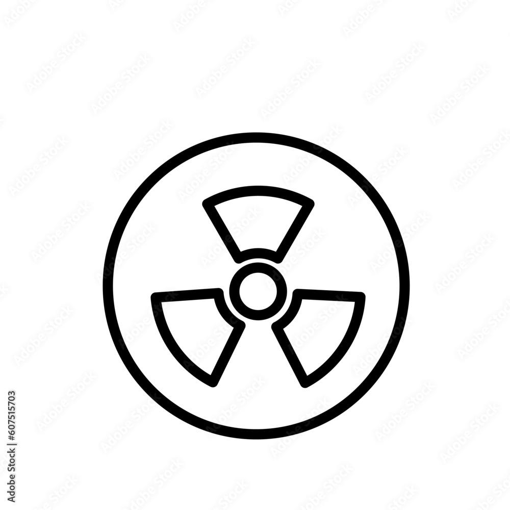 science radiation sign symbol vector science radiation sign symbol vector