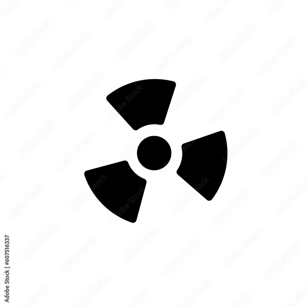 science radiation sign symbol vector science radiation sign symbol vector