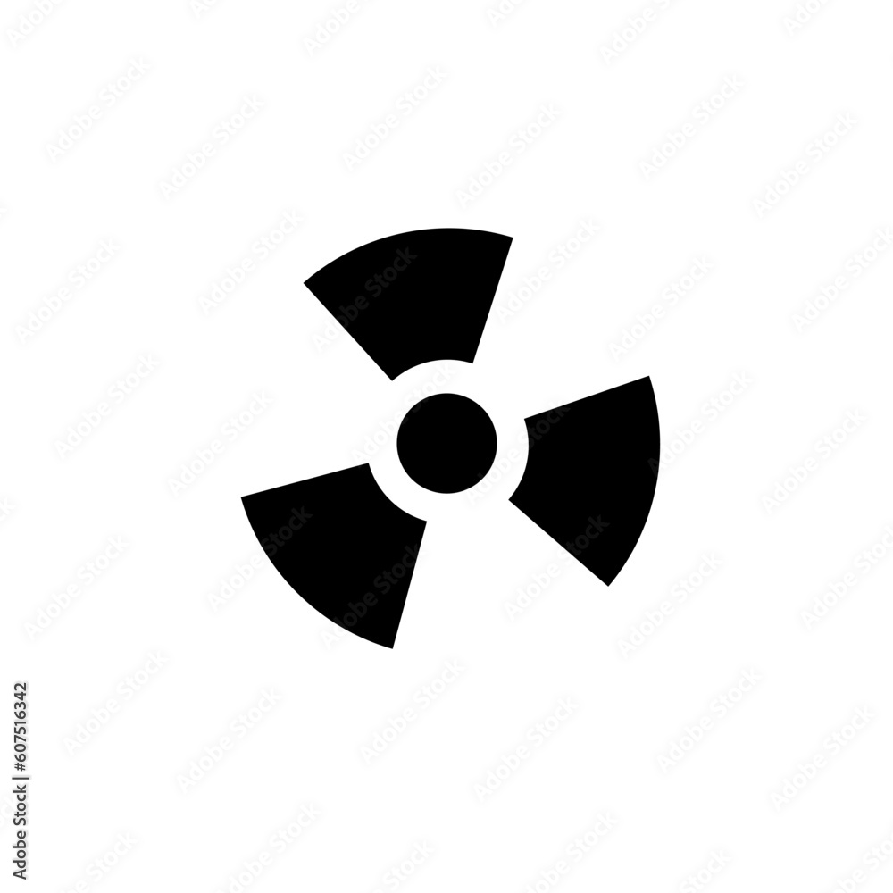science radiation sign symbol vector science radiation sign symbol vector