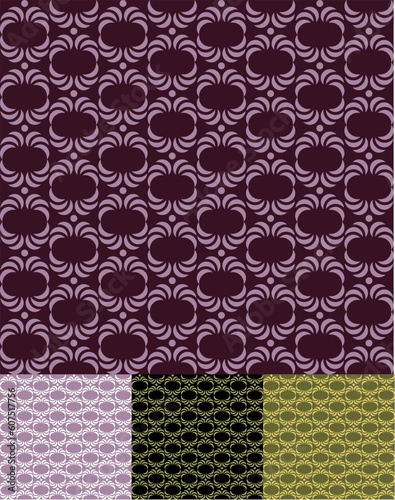 retro seamless pattern / wallpaper / vector
