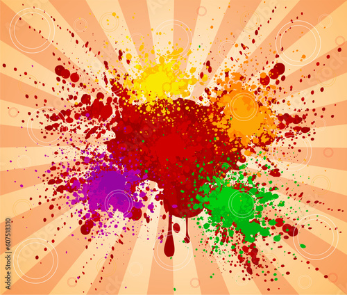 Abstract  artistic vector  background illustration