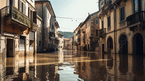 Überschwemmung in der Emilia Romagna, Italien - Unwetter-Katastrophe photo