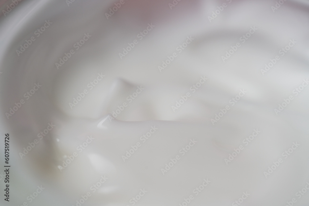 White face cream moisturiser. Close up textured White face cream moisturiser. Close up textured