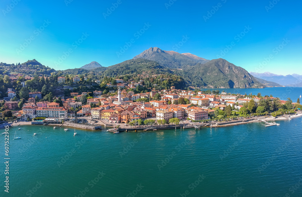 Menaggio old town and lake Como, Lombardy region, Italy, Europe