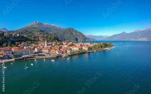Menaggio old town and lake Como, Lombardy region, Italy, Europe
