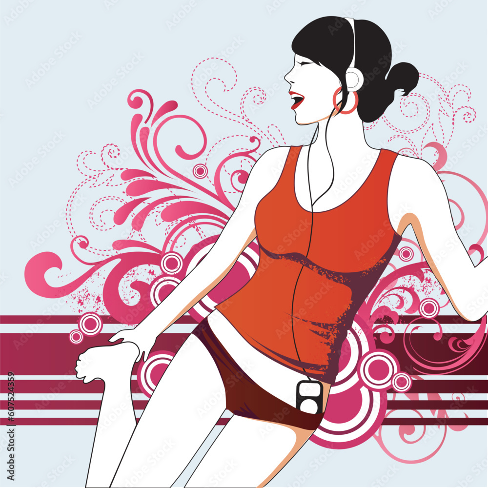 illustration drawing of fashion girls illustration drawing of fashion girls
