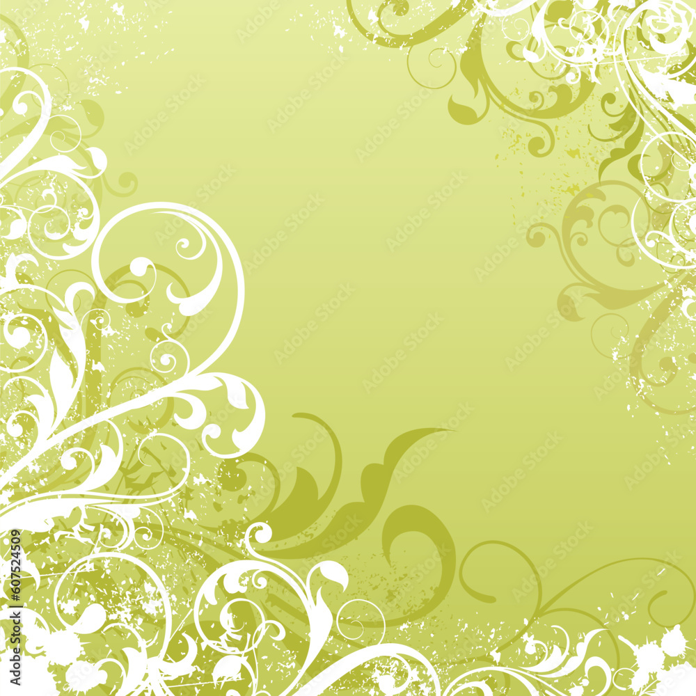 illustration drawing of floral background illustration drawing of floral background