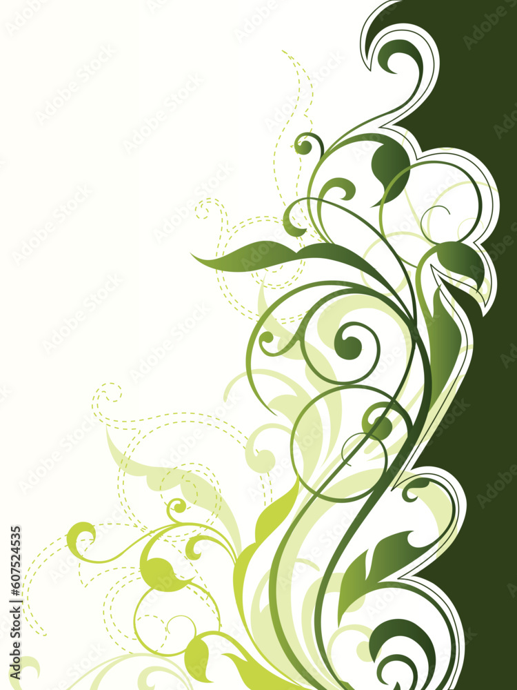 illustration drawing of floral background illustration drawing of floral background