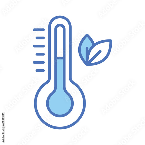 Check this beautifully designed vector of eco temperature in modern style